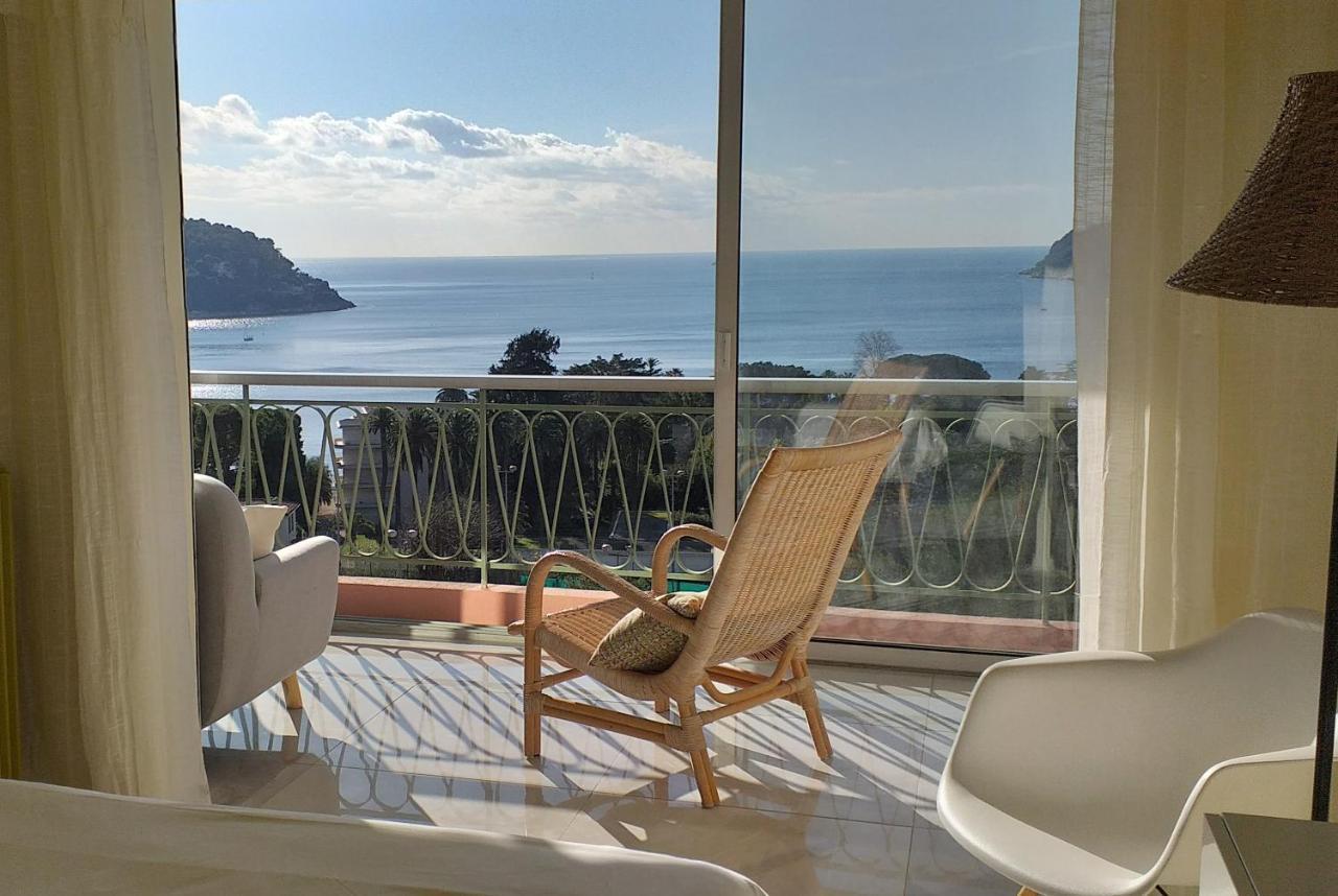 Vue Mer Exceptionnelle Entre Nice Et Monaco Villefranche-sur-Mer Exterior foto