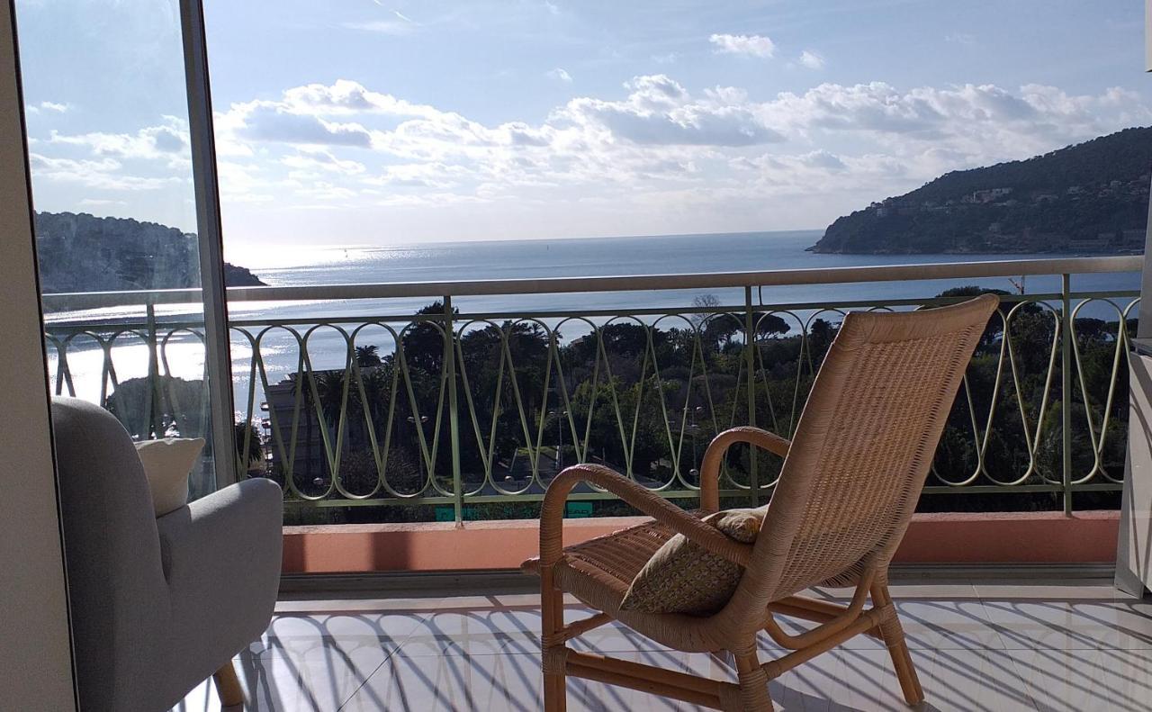 Vue Mer Exceptionnelle Entre Nice Et Monaco Villefranche-sur-Mer Exterior foto