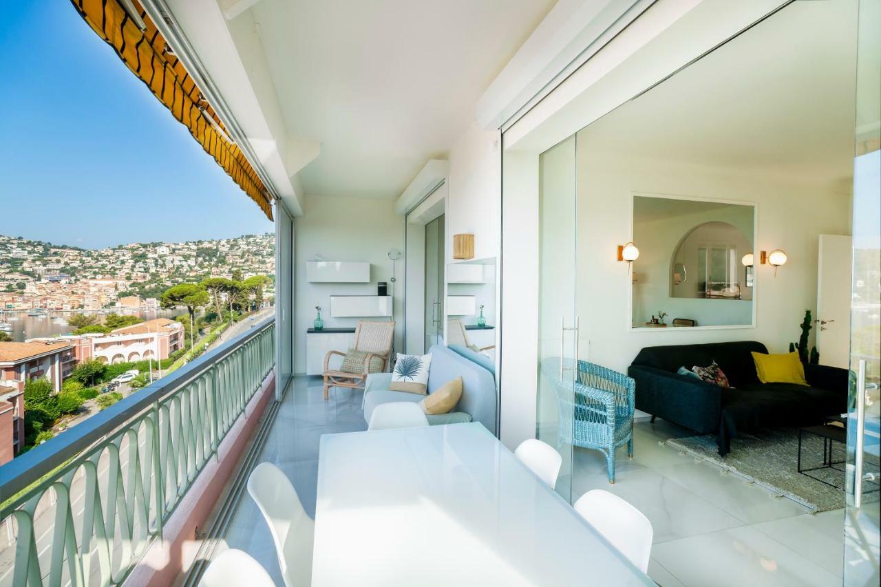 Vue Mer Exceptionnelle Entre Nice Et Monaco Villefranche-sur-Mer Exterior foto
