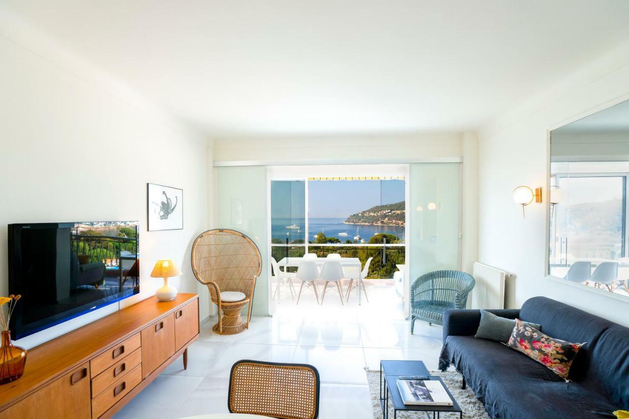 Vue Mer Exceptionnelle Entre Nice Et Monaco Villefranche-sur-Mer Exterior foto